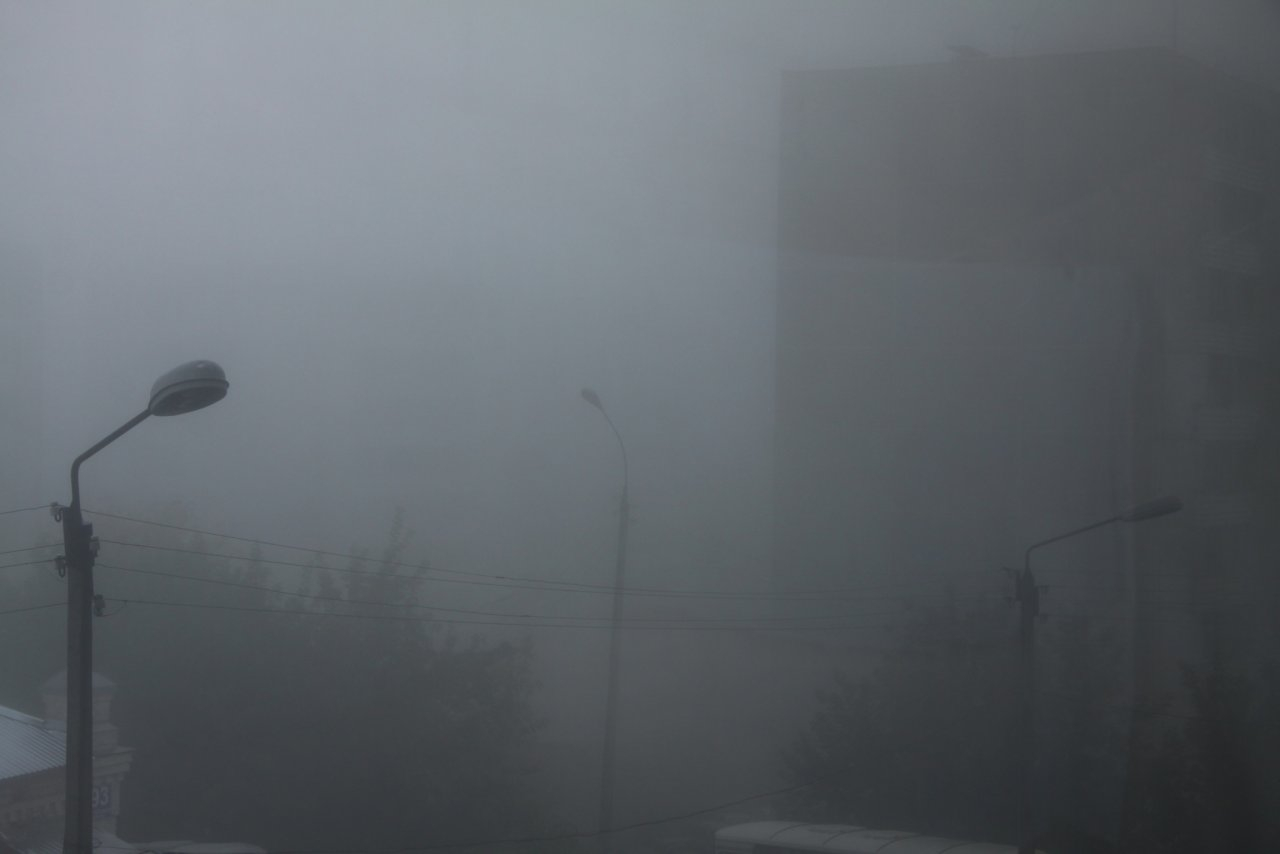 Туман в Рязани сохранится до вторника