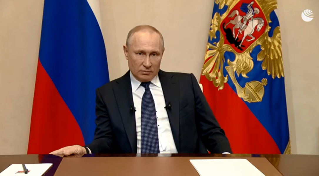 Владимир Путин: "Объявляю следующую неделю нерабочей"