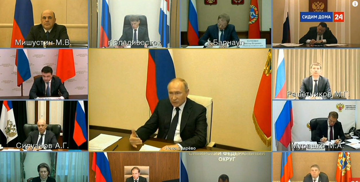 LIVE: Третье обращение Путина из-за коронавируса