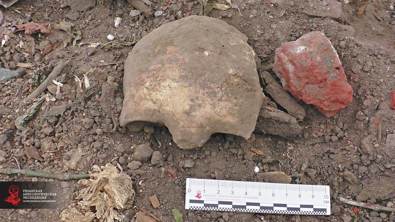 Черепа под тротуаром: в центре Рязани обнаружили средневековый некрополь