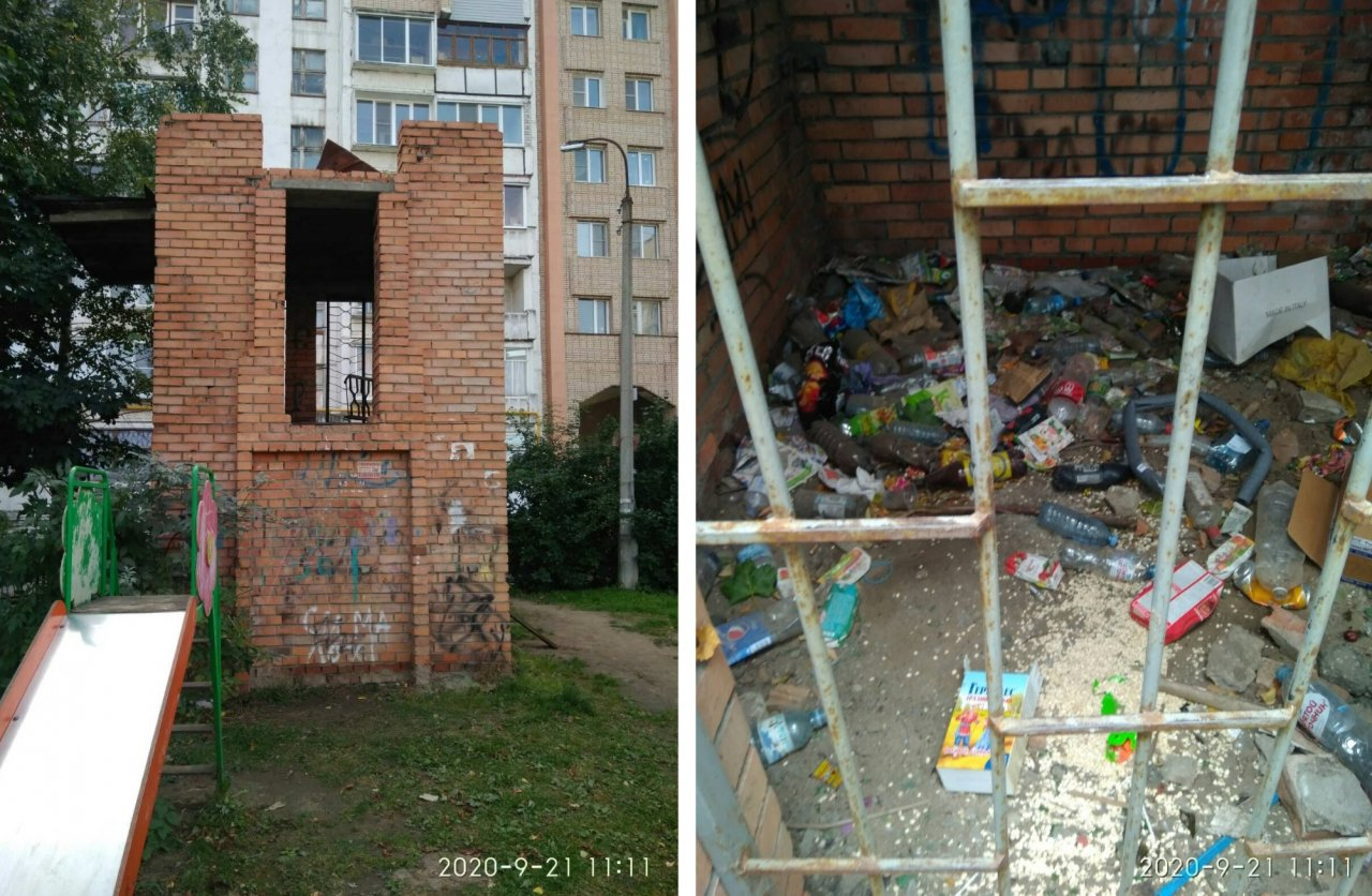 Шприцы и прочий мусор: заброшенная постройка на улице Новаторов превращается в свалку