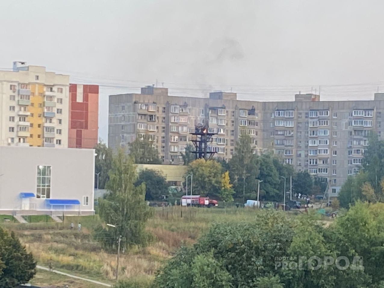 Не котельная, а вышка: подробности пожара в Дашково-Песочне