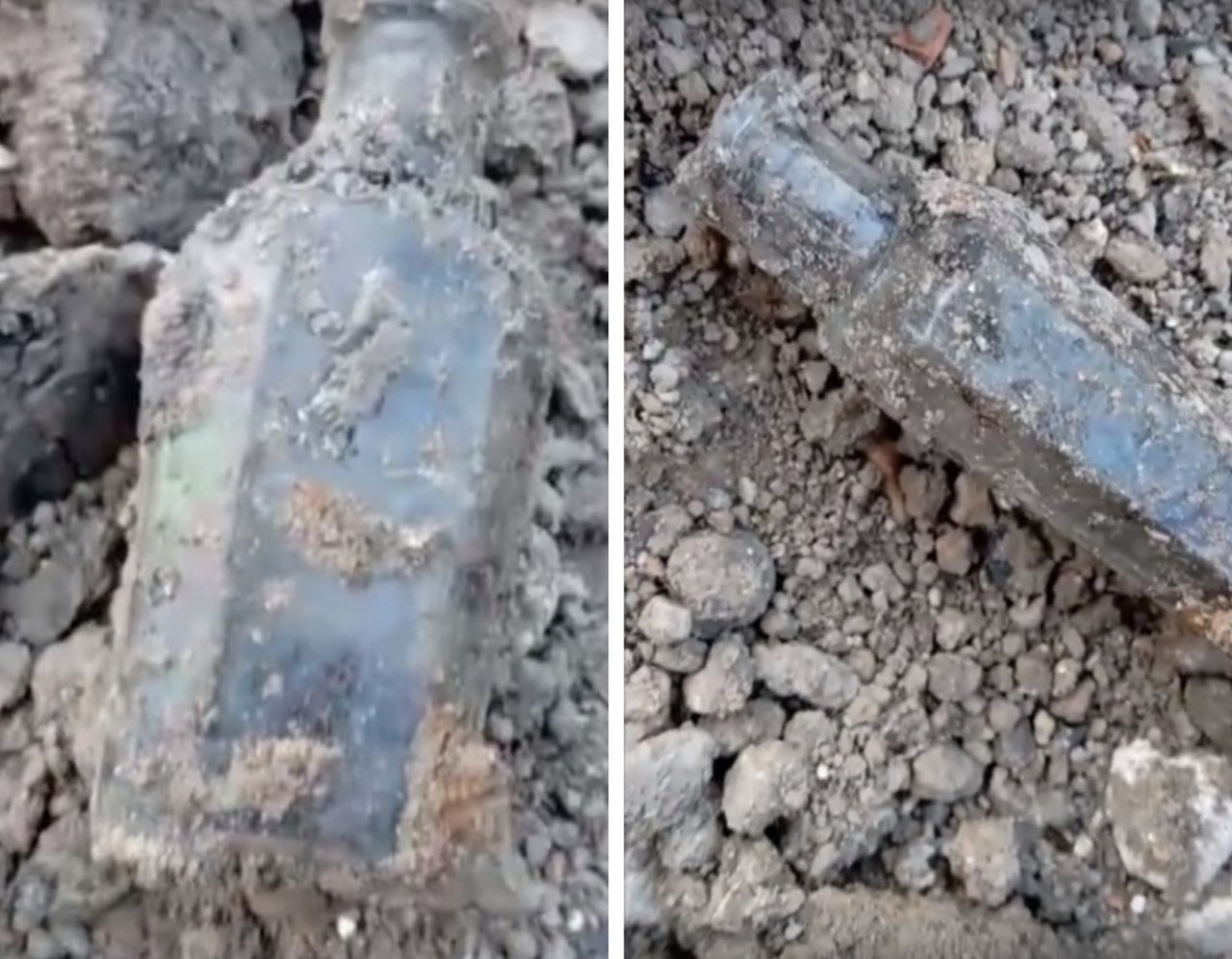 Ещё одна находка: житель Рязани обнаружил старинные флаконы в Наташкином парке