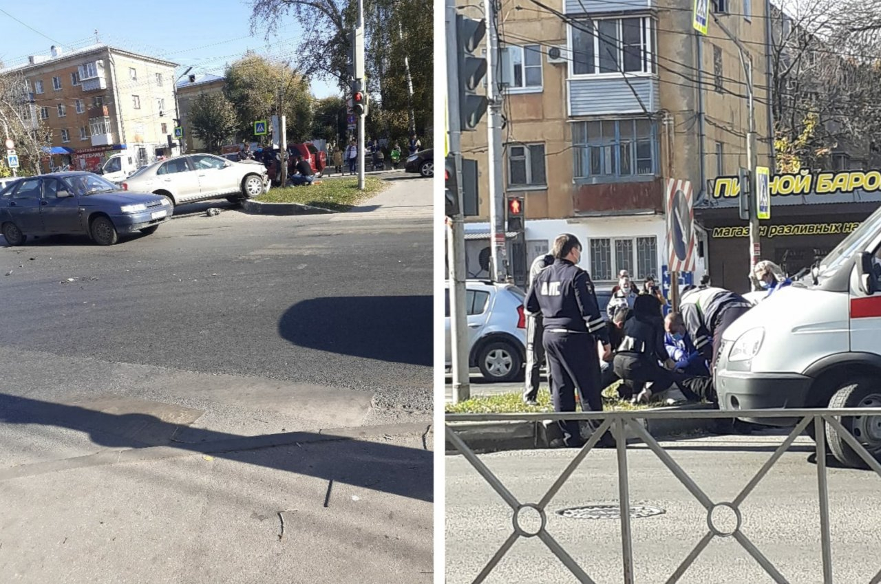 Прилетела "скорая": на улице Черновицкой произошла авария