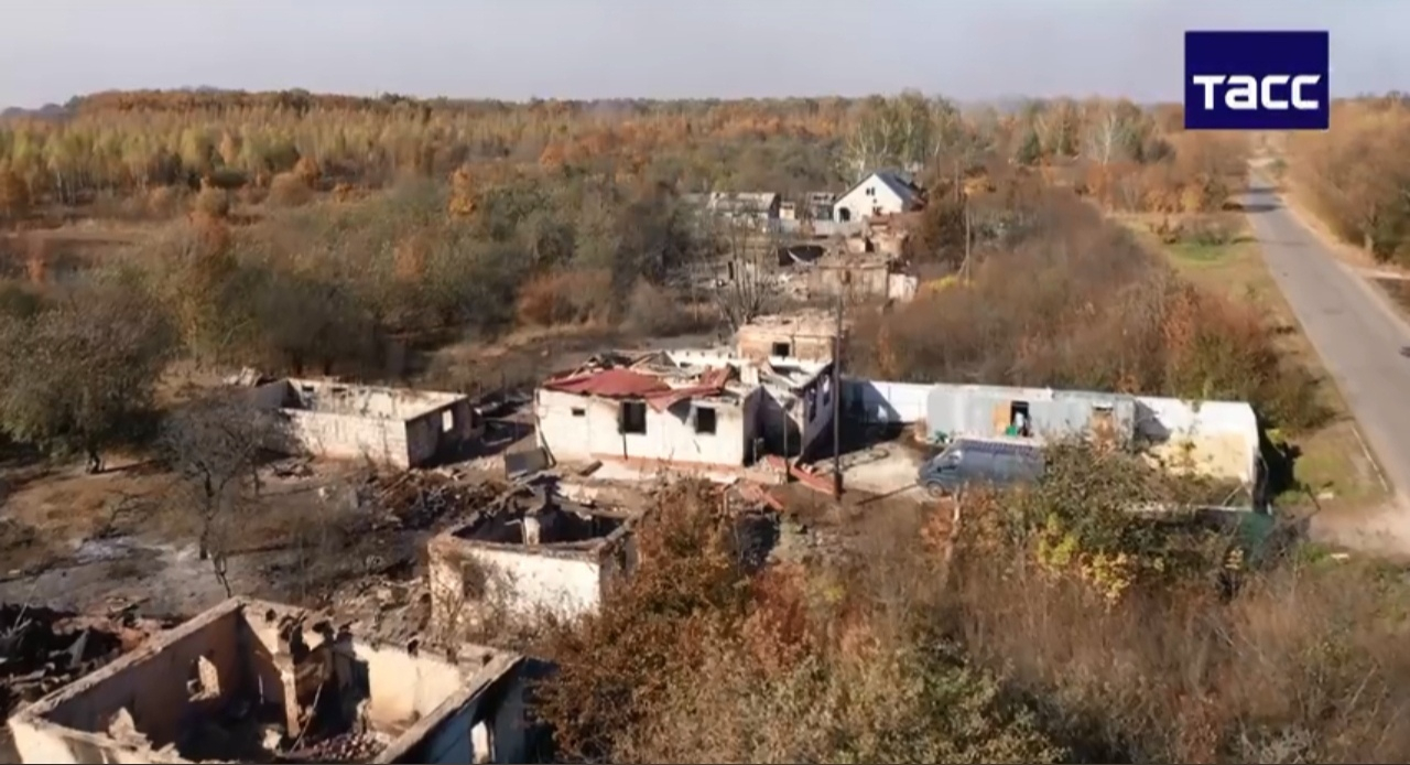 Страшные кадры: видео с последствиями пожара на складе боеприпасов в Скопинском районе