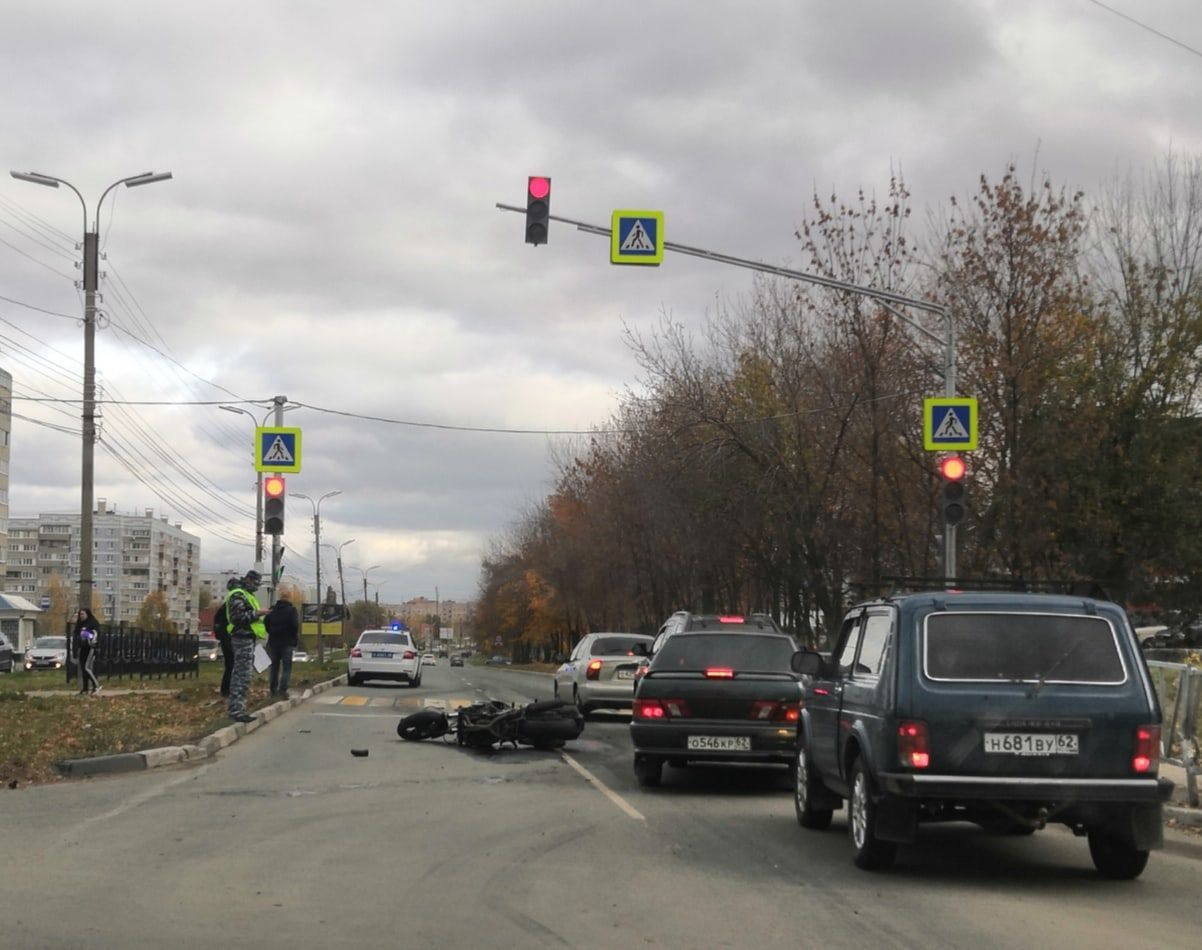 Есть пострадавший: в Дашково-Песочне мотоциклист попал в ДТП