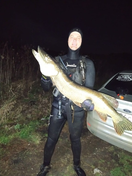 Рыба весом в 10 кг: ночью на Оке рязанец поймал щуку длиной в 1 метр