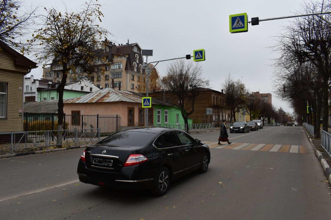 Новые "зебры": в Рязанской области оборудовали 123 пешеходных перехода
