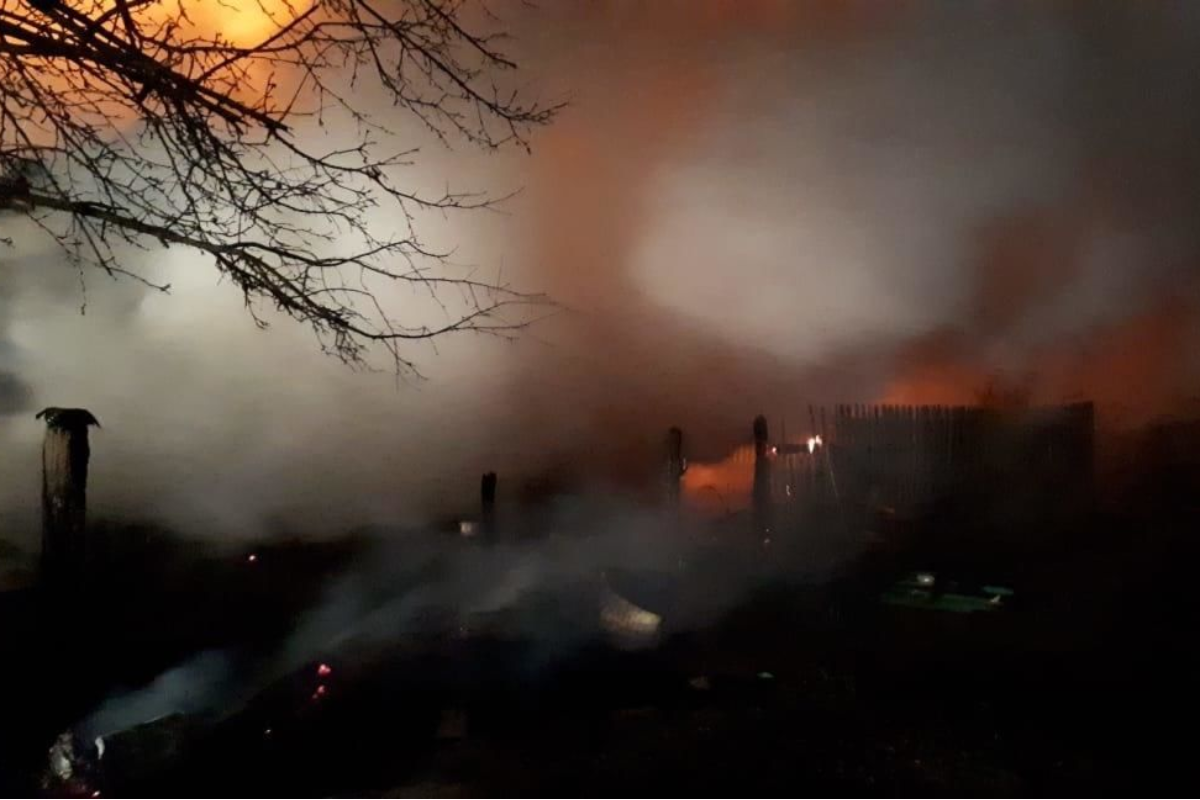 Есть пострадавшие: в Шацком районе сгорел дом