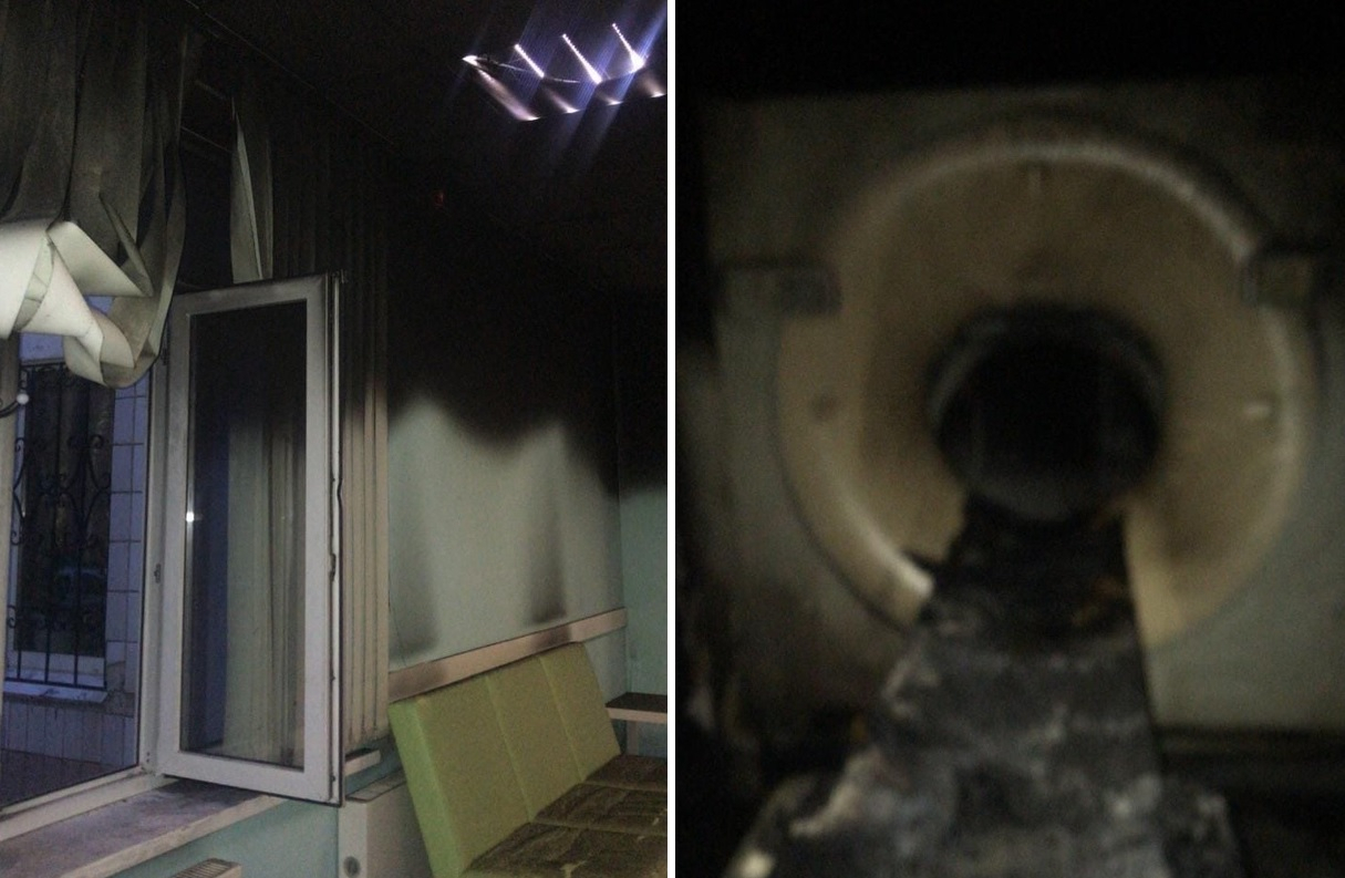 “Поджигатель пролез через окно”: управляющая медцентра - о ночном пожаре