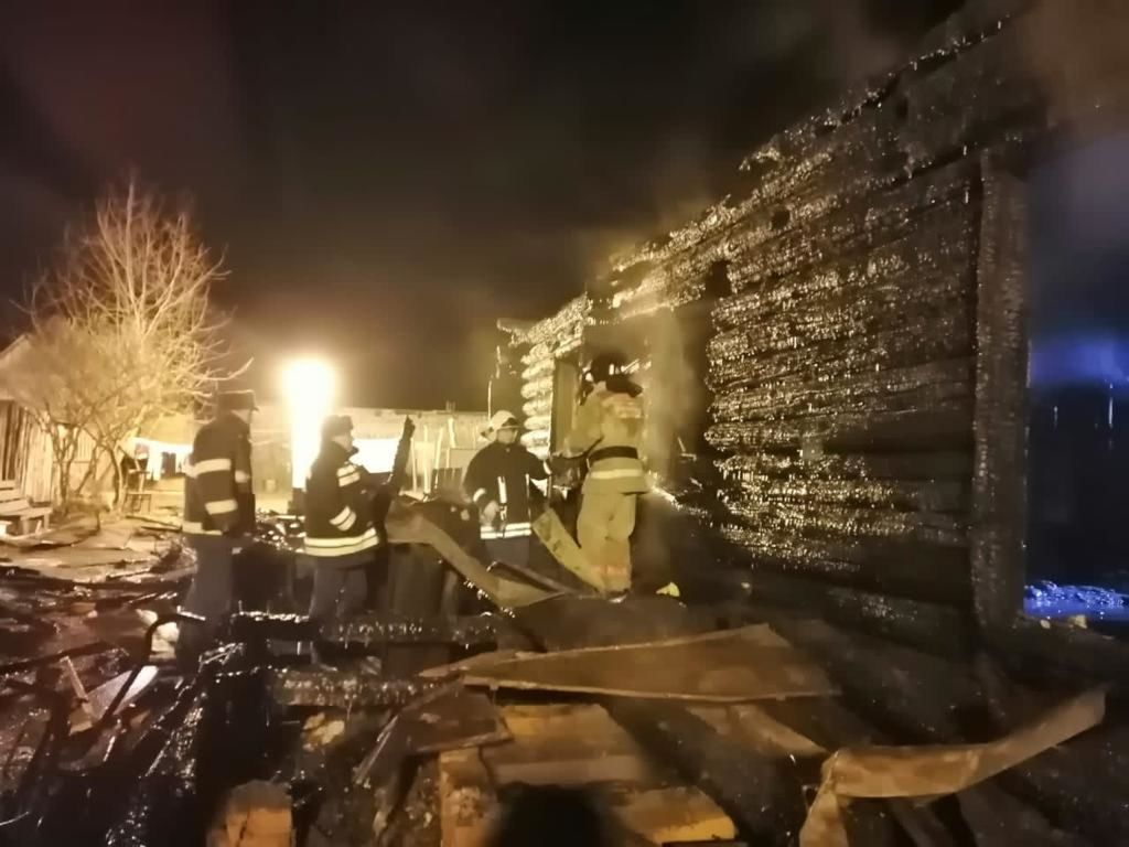 Пожар в Касимовском районе: в сети появились фото с места происшествия