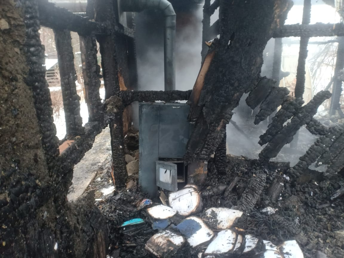 Обошлось без пострадавших: в Спасском селе сгорела баня