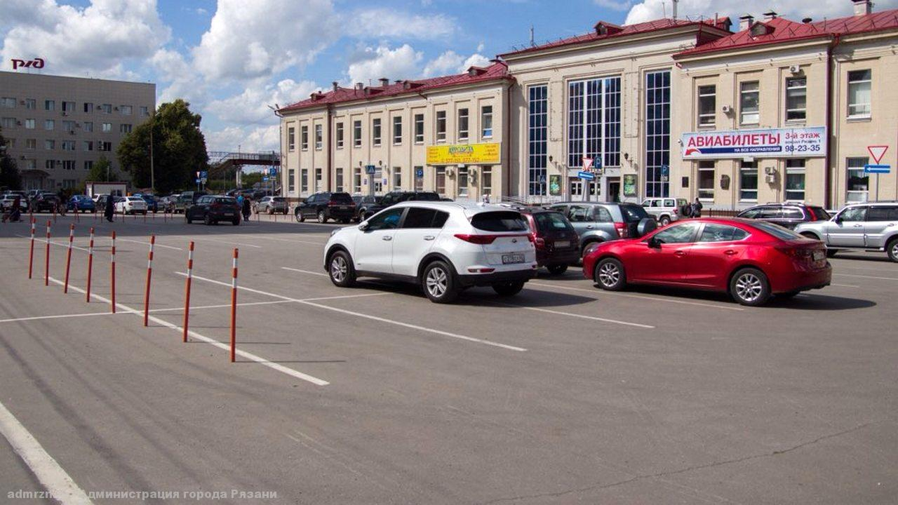С мая возле вокзала "Рязань-1" парковаться можно будет только за деньги