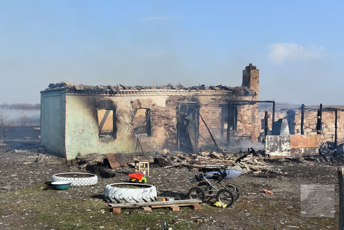 Подожгли траву: в Михайловском районе многодетная семья осталась без крова