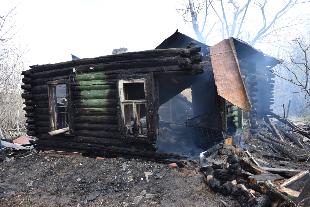 Вспыхнули как спички: в Сараевском районе из-за пала травы сгорело два дома