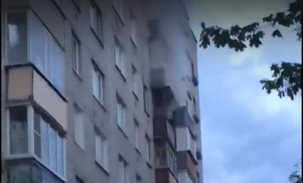 Пожар на Горького: эвакуировали 12 человек