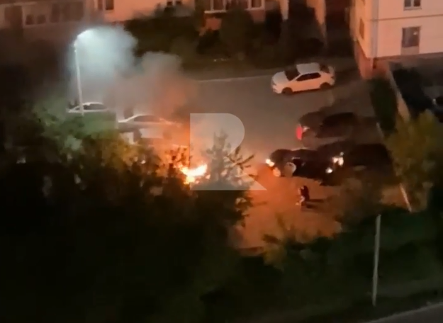 Видео: ночью в Рязани взорвалась машина