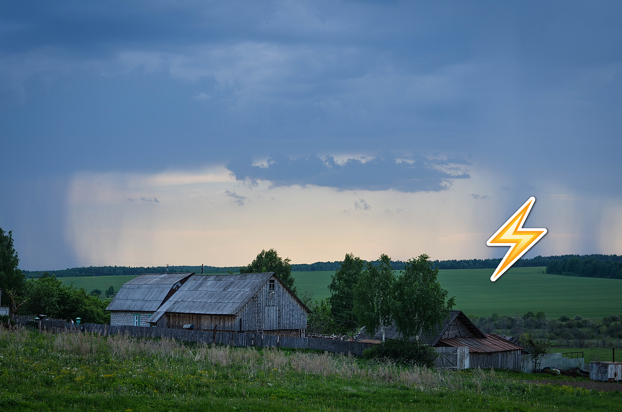 Хоть остынем: завтра в Рязанской области ожидается гроза