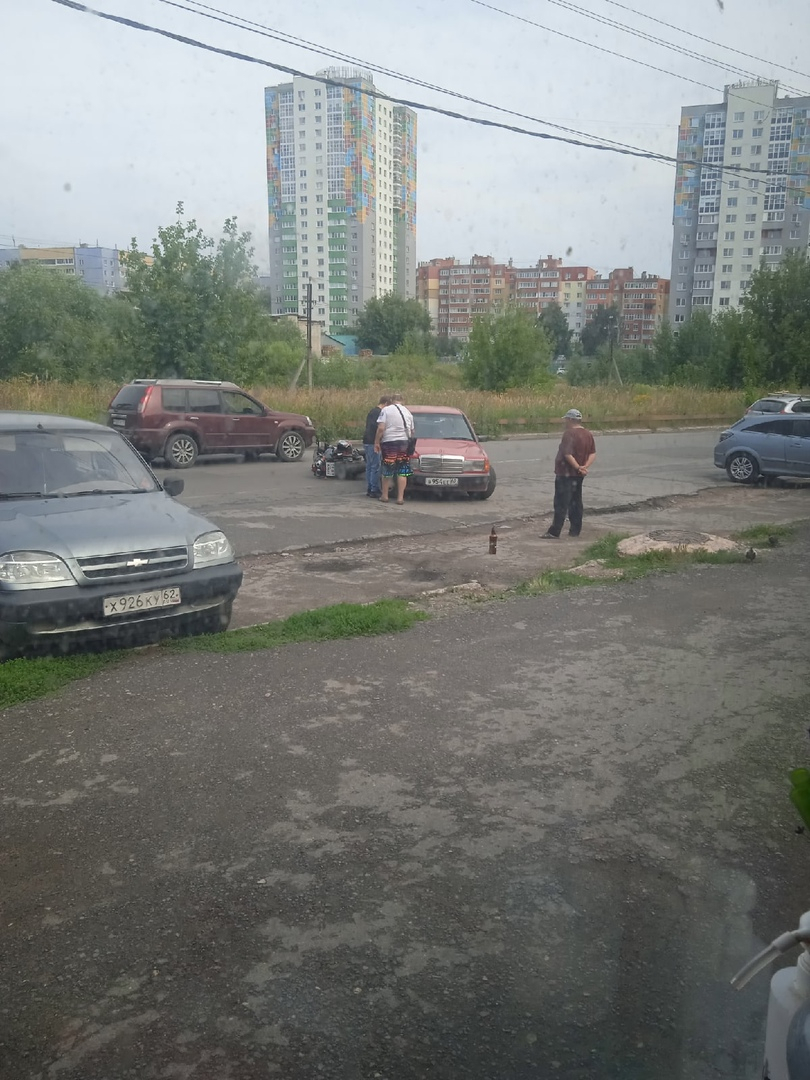 ДТП на Зубковой: легковушка столкнулась с мотоциклом