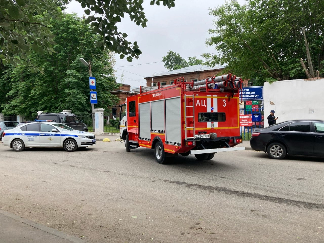 Пожар на Предзаводской: пострадало два человека