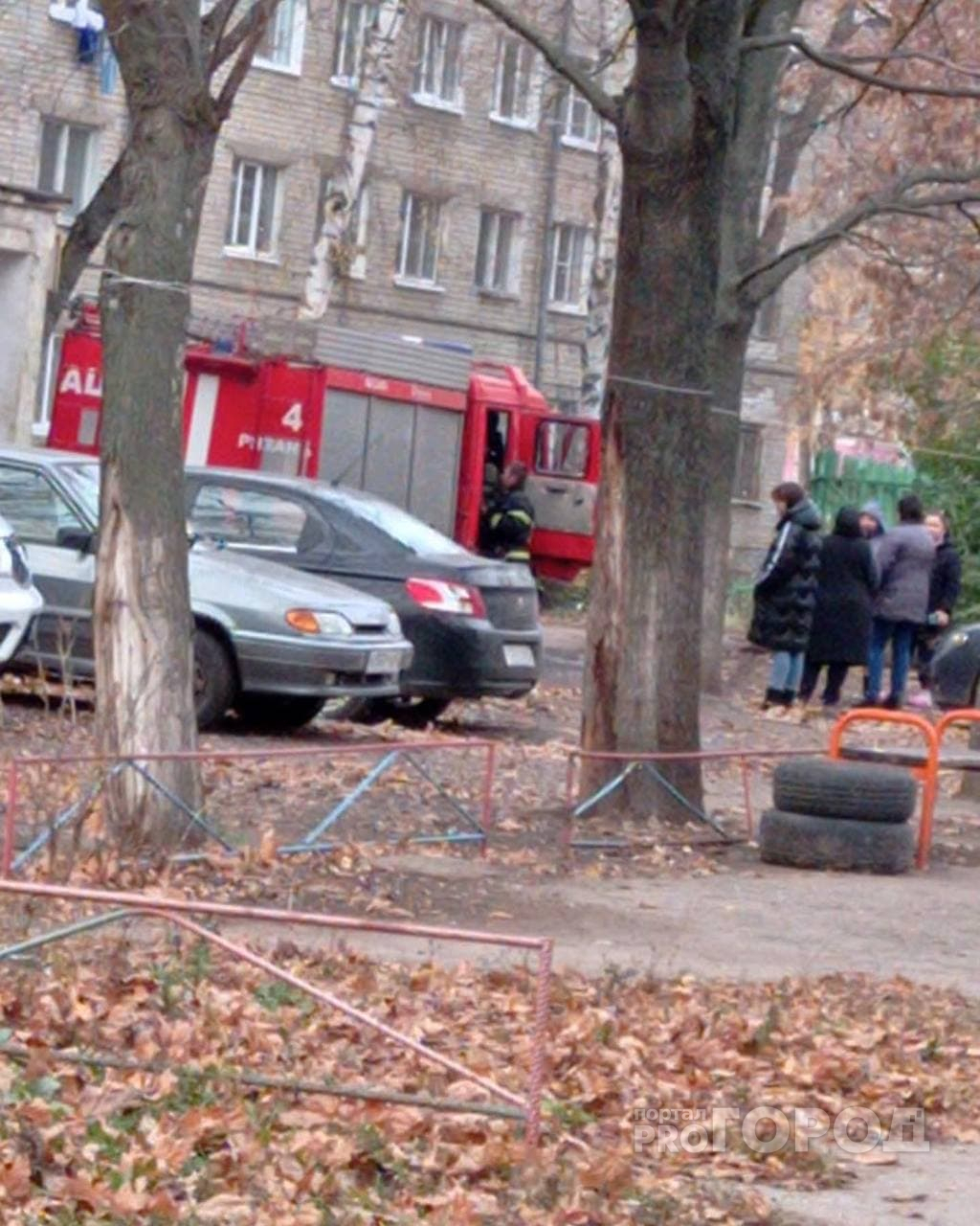 В Рязани в бывшем общежитии на улице Крупской снова произошёл пожар