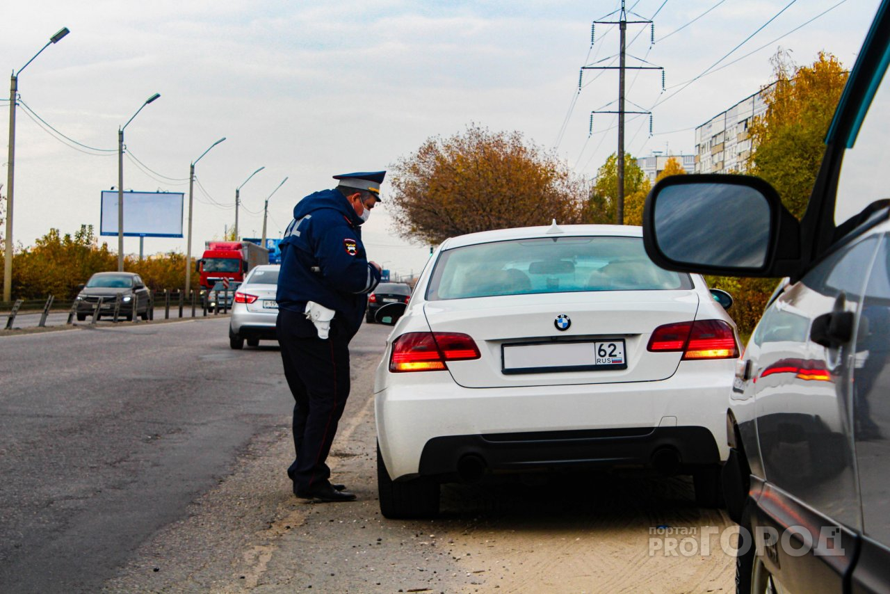 За сутки в Рязани поймали трёх пьяных водителей
