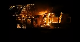 Пожар под Рязанью: в Пронском районе сгорели 3 дома
