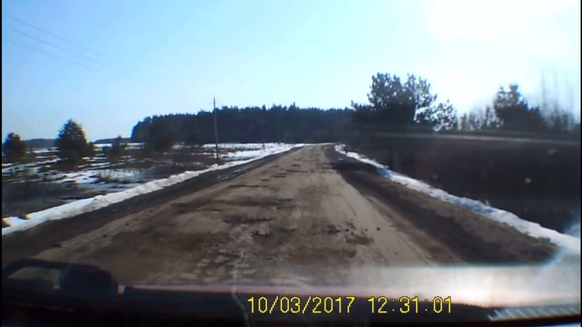 Кошмарная дорога в село Ухорское