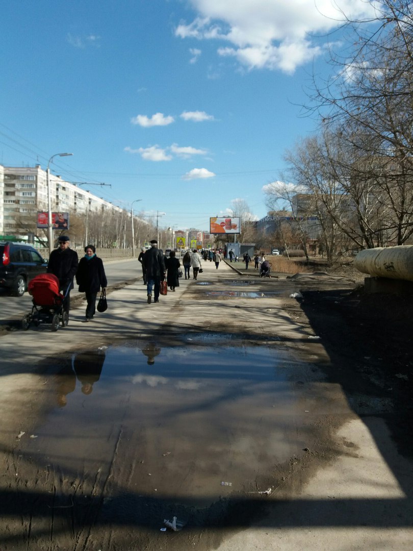 Рязанцы жалуются на весеннее "половодье" на улице Новоселов