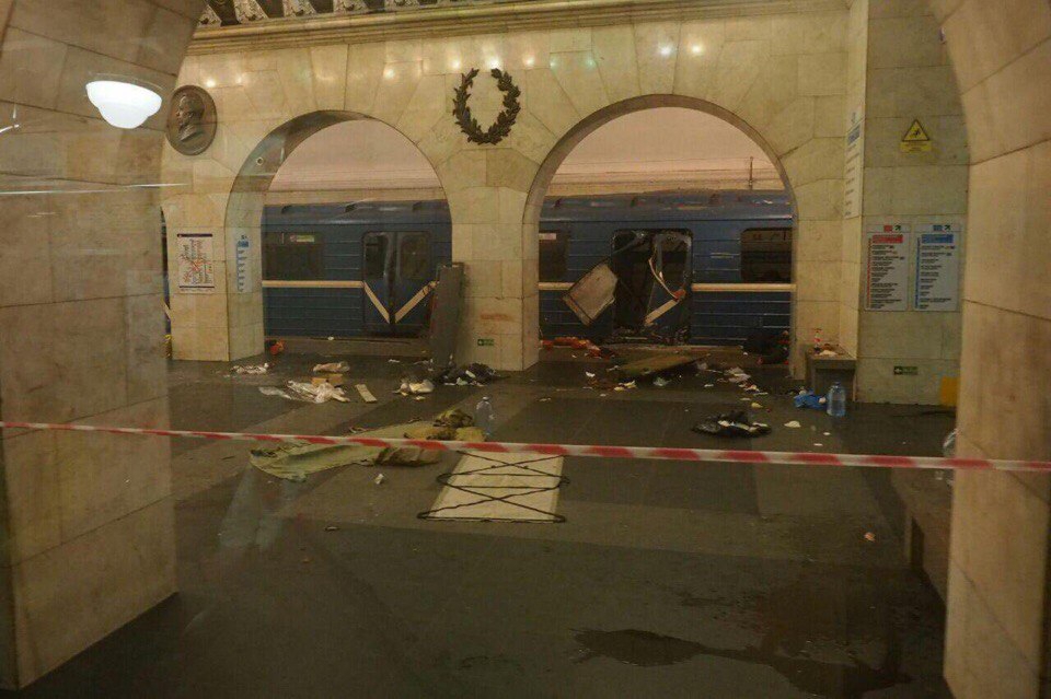 Рязанские школьники были в питерском метро в момент взрыва