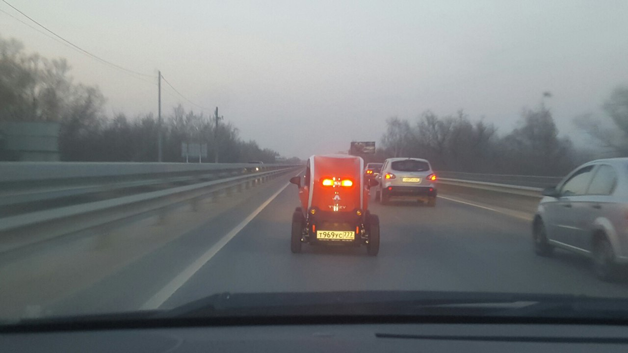 В Рязани замечен электромобиль Renault Twizy