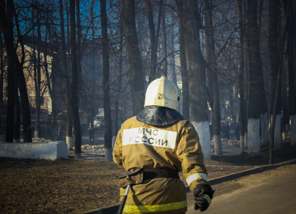 Пожар в Скопинском районе. Сгорел жилой дом