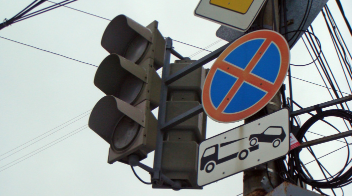 Транспортный коллапс в Рязани - на Первомайском проспекте не работают светофоры