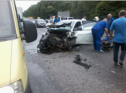 Жуткое ДТП в Рязанском районе - столкнулись Хендай и Тойота, есть пострадавшие
