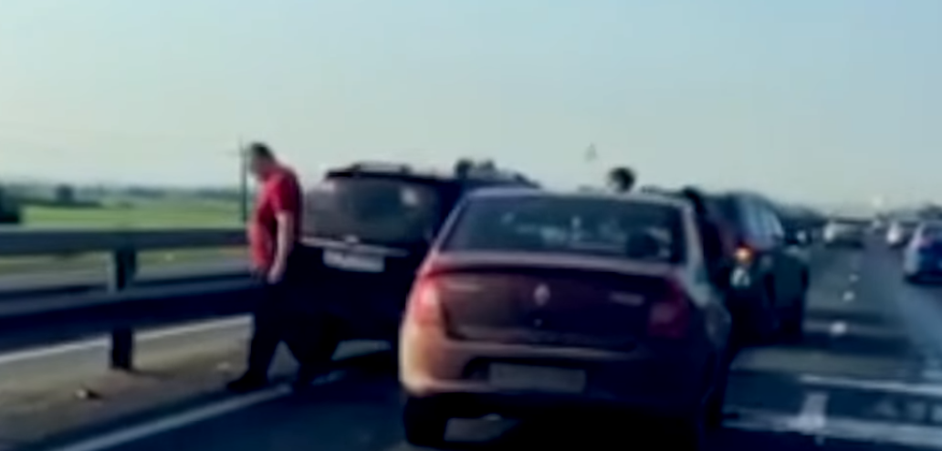 Из-за массовой аварии на Солотчинском шоссе образовалась серьезная пробка