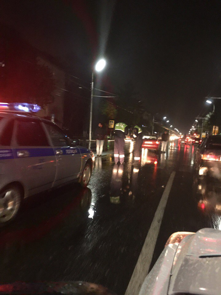 В Рязани на "зебре" сбили двух пешеходов - подробности от очевидца