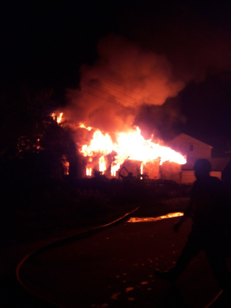 7 октября в Рыбном сгорел жилой дом