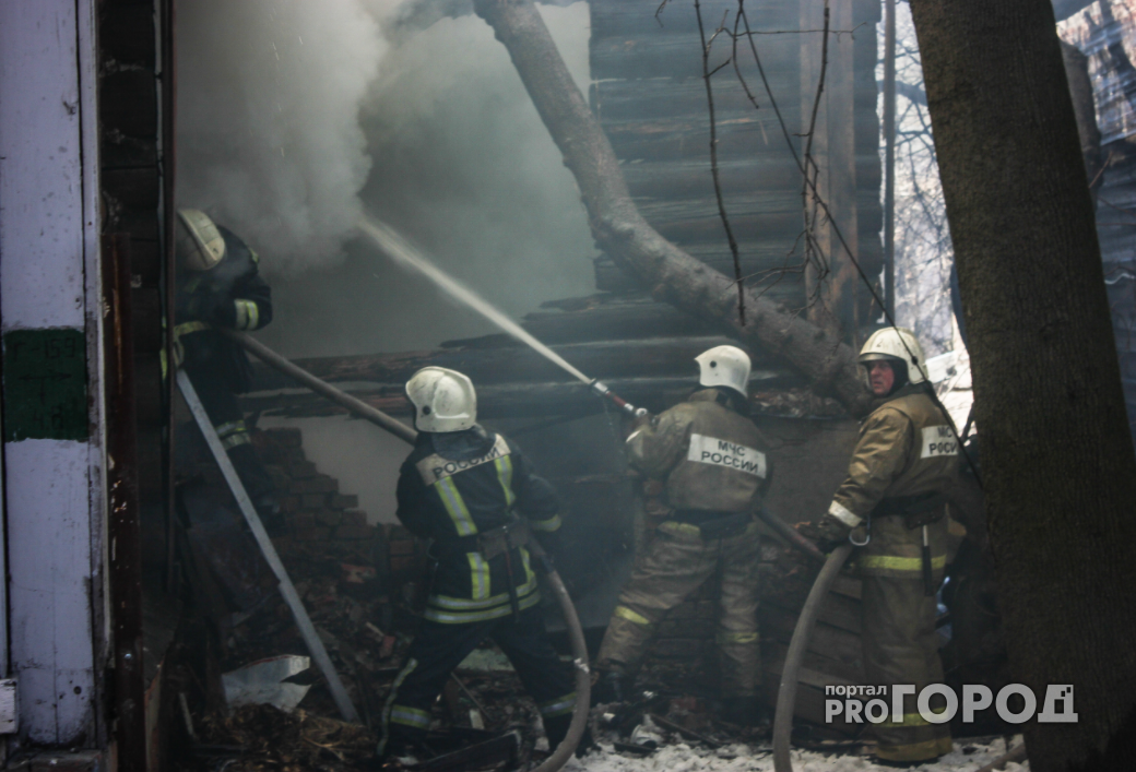 В результате пожара в жилом доме в Сасово пострадал человек