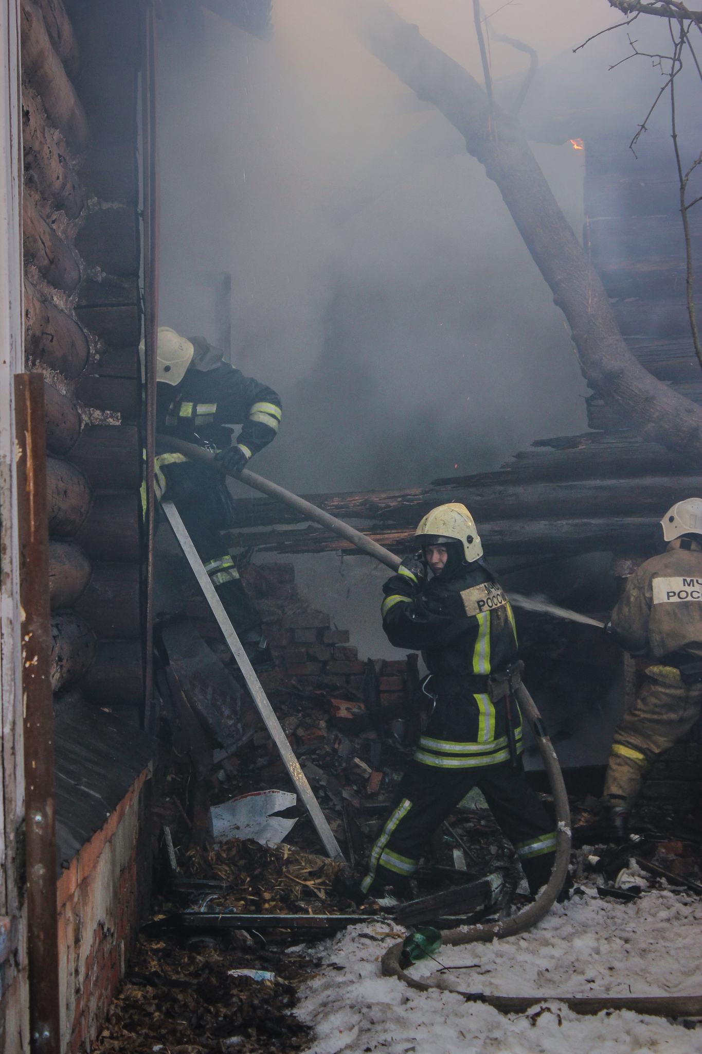 На улице Вокзальной в Рязани произошел пожар