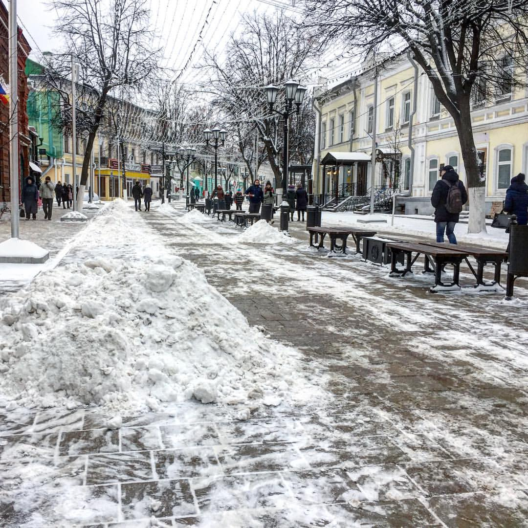 В Рязани уже следующей зимой откажутся от пескосоляной смеси
