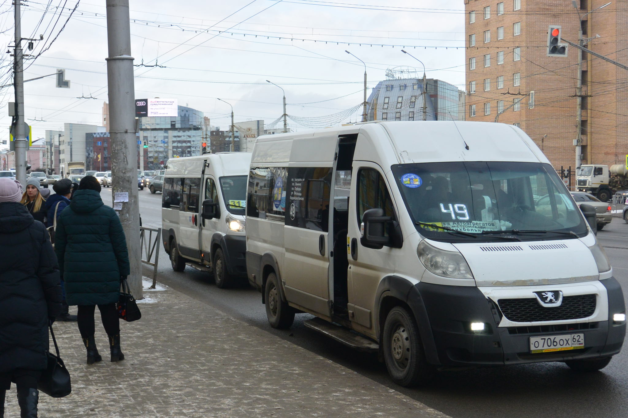 В Рязани за один день на нарушениях ПДД попались более 100 водителей маршруток