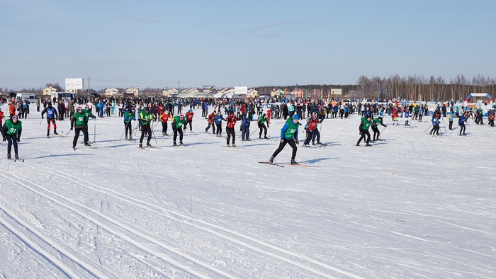 Более 20 тысяч рязанцев приняли участие в забеге "Лыжня России"