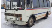 В Пронском районе в снегу увяз рейсовый автобус