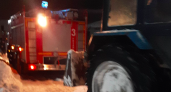 Смертельный пожар в Льгово: пожарные застряли в снегу
