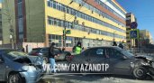 Из-за ДТП днём 9 марта на улице Каширина в Рязани затруднено движение