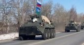 В Рязани 10 марта проехала колонна военной техники десантников