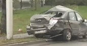 Серьезное ДТП в Рязани: на Спортивной столкнулись два автомобиля 