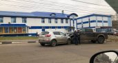 В Рязани на улице Крупской столкнулись два автомобиля 