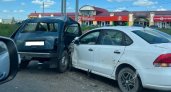 В Рязанской области образовалась пробка из-за автомобильной аварии