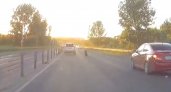 На Северной окружной в Рязани у машины на ходу отлетело колесо